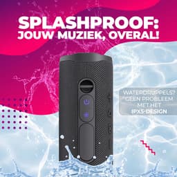 Denver Bluetooth Speaker Draadloos - Lichteffecten - Muziek Box - AUX - TWS Pairing - BTV223B — thumbnail 11