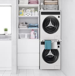 verbindingsframe Tussenbouwframe wasmachinekast uittrekbaar handdoekhouder droger verbindingsframe Wasmachine & Drogeraccessoires universele stapelset — thumbnail 6