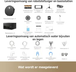 Dreame X50 Master - Robotstofzuiger met Dweilfunctie - Automatisch Water bijvullen - Navigeert onder meubels - Verwijdert verstrikte haren - Consistente Schoonmaakresultaten — thumbnail 4