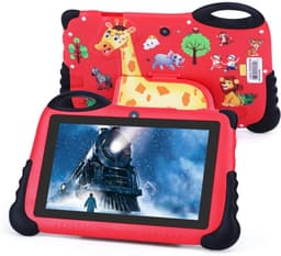 VELTRR® Kindertablet Vanaf 3 Jaar - Tablet Kinderen - Kinderspeelgoed - Rood — thumbnail 1