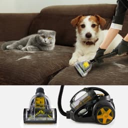 AG3100 Stofzuiger Zonder Zak - Gold - Stofzuigers - Vacuum Cleaner Zakloos - 8.5 Meter - 900W - Sterke Zuigkracht - HEPA Filter - Compact, Licht & Krachtig - Gemakkelijk Schoon Te Maken — thumbnail 11