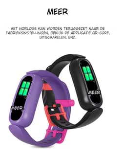 DrPhone KidsTime X13 – Smartwatch Voor Kinderen – IP68 Waterdichte Smartwatch – Hartslagmonitor – Slaapmonitoring – Mobiele App (Alleen voor Android Systeem) - 0.96 Inch TFT Kleurenscherm – Stappenteller – Calorie teller - Zwart — thumbnail 7