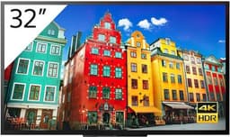 SONY BRAVIA 32" 4K Ultra HD HDR Professional Display - Sony FW-32BZ30J1, Digitale signage flatscreen, 81,3 cm (32"), LCD, 3840 x 2160 Pixels, Wifi - Sony FW-32BZ30J1 Signage Display — thumbnail 1