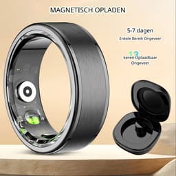 DrPhone RingSense V3 – Smart Ring - Europese ringmaat 59 - 5ATM Waterdicht – Slaapmonitor – Hartslagmeter - SpO2 + Case - Rose Goud Kleurig — thumbnail 7