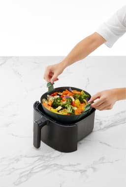 Lékué Airfryer Mandje - Maat L - Siliconen - Grey — thumbnail 8