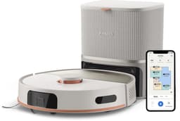 Philips Homerun 5000-serie Robotstofzuiger Met Dweilfunctie en Automatisch Leegstation- XU5100/20 - 10000 Pa Extreme Zuigkracht - Dubbele Dweilen — thumbnail 1