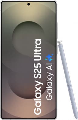 Samsung Galaxy S25 Ultra 5G - 256GB - Titanium White Silver — thumbnail 2