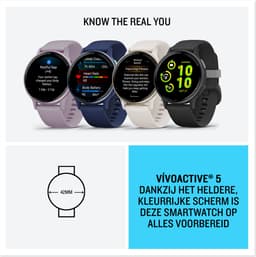 Garmin Vivoactive 5 - Sporthorloge - AMOLED-Scherm - Orchid/Orchid Metallic — thumbnail 10