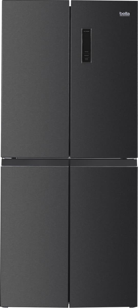 Bella BMD-448DDI - Amerikaanse Koelkast - 4 Deuren - No-Frost - Digitaal Display - 362 liter - Dark Inox — afbeelding 1