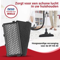 DEGG® – HEPA Filter Geschikt voor Miele Stofzuiger – Vervangt SF-HA 50 – Voor Complete C3, C2, Compact C2, S8, S6, S5 – Premium Kwaliteit – 2 STUK(S) — thumbnail 5