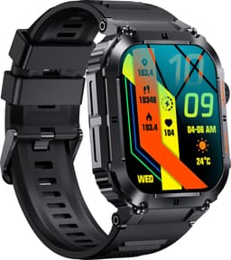 Denver Smartwatch Dames & Heren - Android & iOS - Volledige Belfunctie - 100 Sportmodi - Sporthorloge - Hartslagmeter - Bloeddrukmeter - Stappenteller - Saturatiemeter - Slaapmonitor - Social Media Activiteit - SWC191- Zwart — thumbnail 7