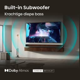 Hisense 55E8S SmartTV - 55 inch - 4K Hi-QLED MiniLED - 2026 - 600 nits - Native 144Hz Game Mode - Built-in Subwoofer - Hi-View AI Engine - Hi-QLED Colour - Total HDR Solution — thumbnail 10