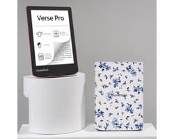 PocketBook Verse Pro Passion Red e-reader – Inclusief Bloemen Hoesje (shell cover) – Voordeelbundel