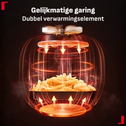 Tefal Easy Fry Infrared EY832H - Airfryer - 7L - 1700W - Infrarood Technologie - Sneller - Krokanter - Malser - 8 Programma's — thumbnail 11
