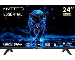 ANTTEQ AE24H5-Q1 - 24 inch (60 cm) HD LED TV - Triple Tuner (DVB-S2/T2/C) - Hotelmodus - Dolby Audio