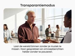 soundcore Space 2 by Anker, Active Noise Cancelling Koptelefoon, Comfortabele Pasvorm, 50H Speeltijd, LDAC Hi-Res Draadloze Audio, Dual Connection, Helderre Gesprekken, Bluetooth 6.1, Nap Mode, Draagdetectie — thumbnail 17
