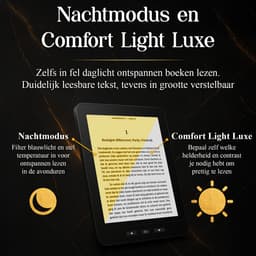 SwayTosh E-Reader Nova Smart – Incl. Luxe hoes - 6 inch 2026 – 36GB Opslag – Schermverlichting en Nachtmodus – E Reader Voor Ebook – Met Oplader — thumbnail 7