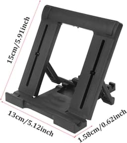 Tabletstandaard - Telefoonhouder - Video Kijken - Vijf Versnellingen Verstelbaar - 7-11 inch - Zwart — thumbnail 4