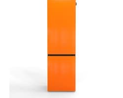 NUNKI LARGECOMBI-FORA Combi Bottom Koelkast, E, 198+66l, Gloss Bright Orange Front