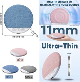 Pillow Speaker, 2026 Nieuwe Bluetooth Kussenluidspreker, Mini Botgeleiding Slaaphulp Met Stereo Bas En Witte Ruis, Ultra-Dunne Stereo Bas, Voor Volwassen Gespecialiseerde Slaapoordopjes, Roze — thumbnail 2