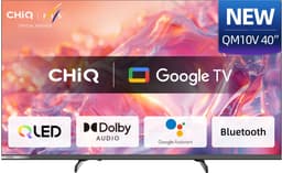 CHiQ L40QM10V - Smart TV 40 Inch - QLED Pro Google TV - FHD 1080P - Randloos Metal Design - Dolby Audio - 2025 Nieuw — thumbnail 1