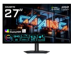 GIGABYTE MO27Q28GR computer monitor 68,6 cm (27") 2560 x 1440 Pixels Quad HD OLED Zwart