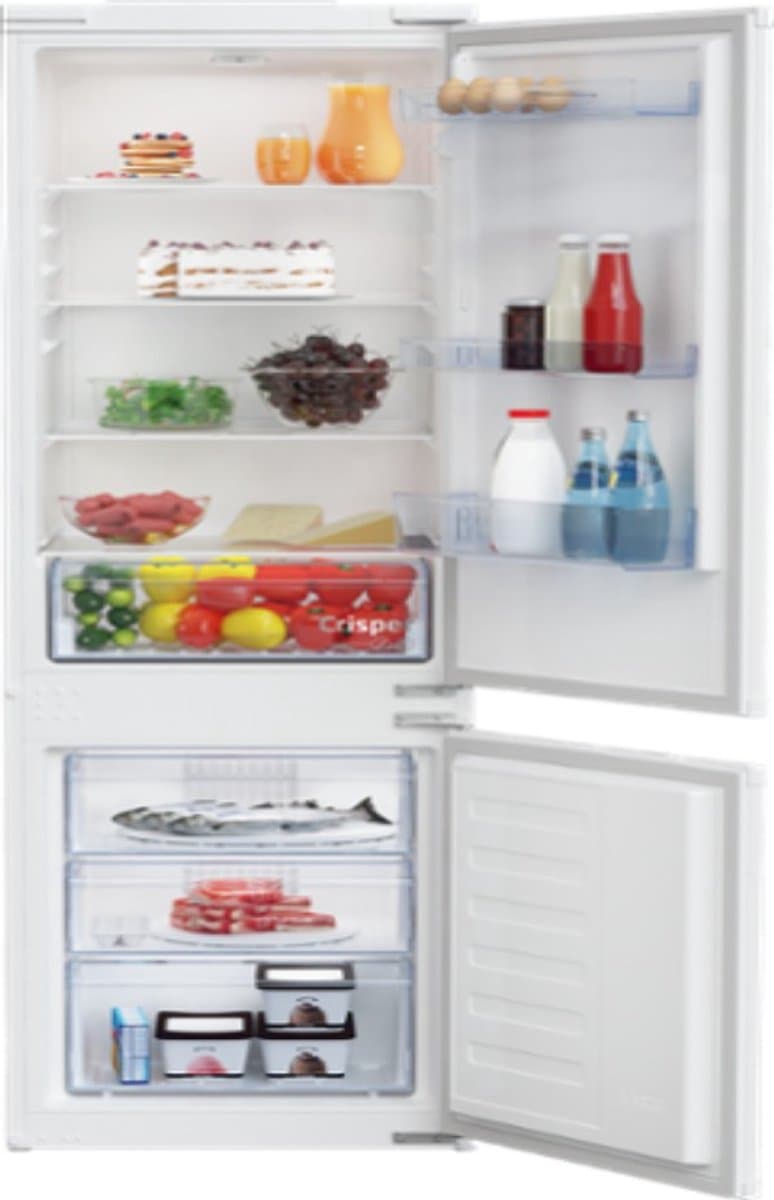 Beko BCSA285K4SN1-1 inbouw koel /vries combinate 54 cm Wit + 3 Jaar Gratis Extra Garantie — afbeelding 1
