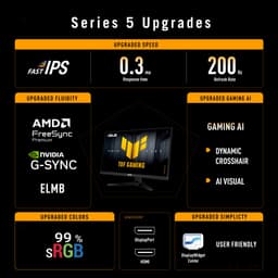 ASUS TUF Gaming VG249Q5A - Full HD Gaming Monitor - 200 Hz - 1 ms - Speakers - 24 Inch — thumbnail 7