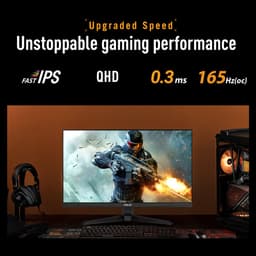 ASUS TUF Gaming VG27AQE5A - QHD Fast IPS Gaming Monitor - G-Sync Compatible - 90% DCI-P3 - 120% sRGB - 0.3ms - 165hz - 27 inch — thumbnail 12