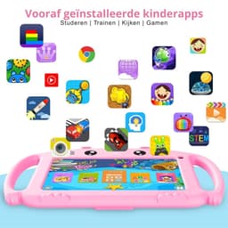 Quvo® Kindertablet Deplay - Kinder Tablet Deplay - Kindertablet Deplay Pro - Roze - 26cm x 16cm x 2cm — thumbnail 7