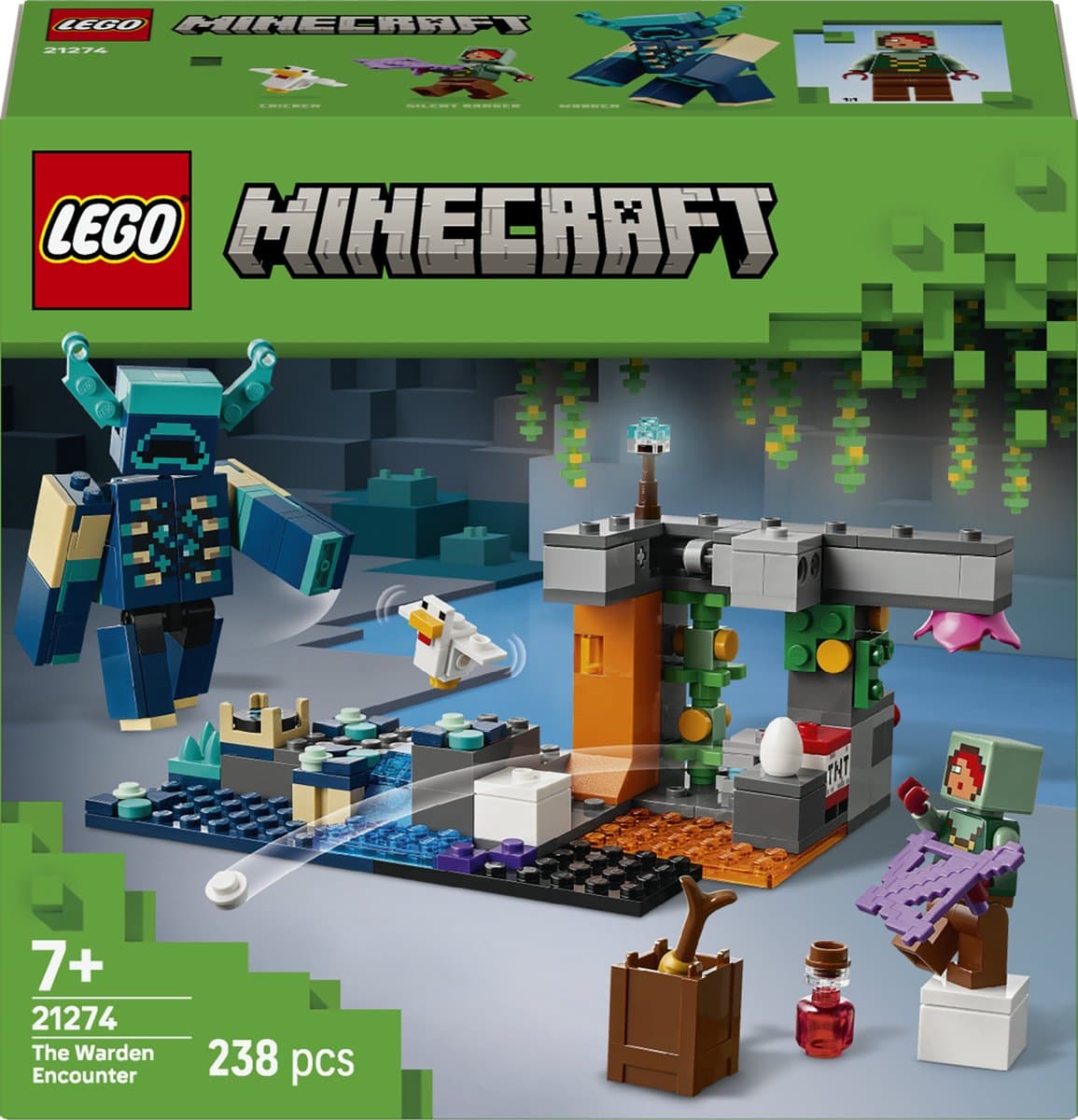 LEGO® Minecraft® De Ontmoeting met de Opzichter - 21274 — afbeelding 1