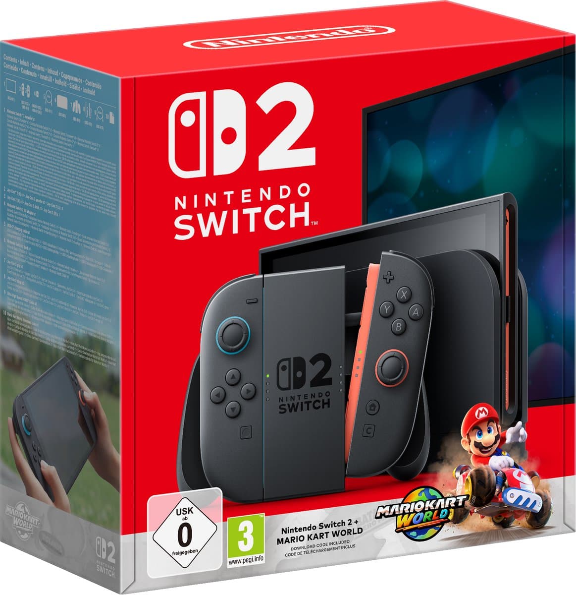 Nintendo Switch 2 - Mario Kart: World Bundel - Zwart — afbeelding 1
