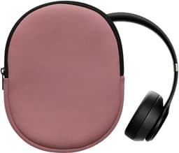kwmobile hoes geschikt voor Beats Solo 4 / Solo 3 Wireless / Marshall Major V - 23,5 x 18 cm - Beschermhoes voor headset in donkerroze - Van neopreen — thumbnail 1