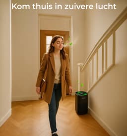 Luchtreiniger / Air Purifier met APP en HEPA 13 filter + koolstoffilter - Werkt tegen huisstofmijt, hooikoorts, allergie, stof, - 210 m³/u - Zedar L600 — thumbnail 4