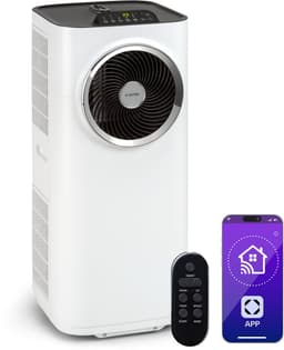 Klarstein mobiele airconditioner met luchtafvoerslang, 5-in-1 airconditioner, ventilator, luchtontvochtiger, luchtreiniger & nachtmodus, app-bediening, kleine & draagbare airconditioner voor thuis & op kantoor, 12000 BTU,4 kW voor 59 m² 50 dB — thumbnail 13