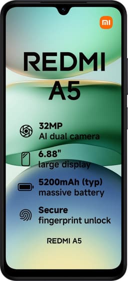 Xiaomi Redmi A5 - 3GB/64GB - Zwart — thumbnail 2