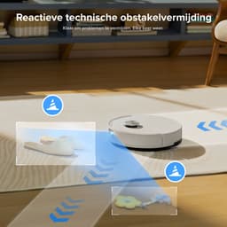 Roborock Q10 S5+ Robotstofzuiger en Dweil met Zelflediging– Zuigkracht van 10000 Pa–Vibrerende dweilpads– Handsfree Reinigen tot 7 Weken– Dubbel Anti-klitontwerp– Automatisch dweilen– Obstakelvermijding–Wit– S8 Plus Upgrade — thumbnail 9