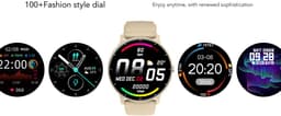 Knobbout 1.28 inch ultradunne smartwatch met gezond heidsmonitoring, sporttracking, muziekbediening, persoonlijke wijzerplaat, bluetooth bellen - - zwart staal+siliconen horlogeband — thumbnail 12