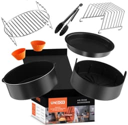 UNBOX Ronde Airfryer Accessoires - Geschikt voor Philips Airfryer 4,2L - Tomado - Princess - Inclusief Airfryer Siliconen Bakje & Nederlands E-Book — thumbnail 8