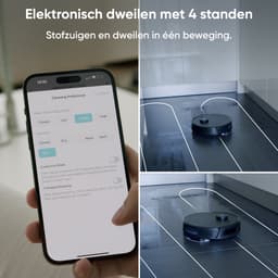 Airson X2 Ultra Clean - Robotstofzuiger met Dweilfunctie - Mobiele Applicatie - Automatisch Leegstation - LiDAR Navigatie - Geschikt Voor Huisdierharen — thumbnail 4