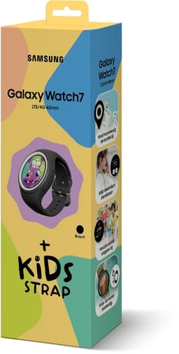 Samsung Galaxy Watch7 - 40 mm - E-simkaart - + Kids Band Black/White — thumbnail 6