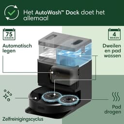 iRobot Roomba® Plus 405 Combo Robot + Autowash™ Dock - Robotstofzuiger met Dweilfunctie - Zwart - G1850 — thumbnail 17