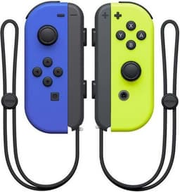Nintendo Switch Joy-Con Controller paar - Blauw en Neon Geel — thumbnail 3