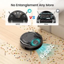 CYRO - Robotstofzuiger - Robot Stofzuiger - Robotstofzuigers - Automatisch opladen - via Wi-fi/app/Alexa - 120min looptijd - Zwart — thumbnail 3