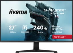 iiyama G-Master G2771HS-B1 Red Eagle - 27 inch - Full HD - IPS - 240 Hz - G-Sync compatible — thumbnail 1