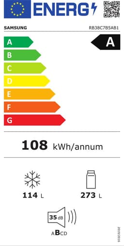 Samsung Bespoke RB38C7B5AB1-EF - Koel-vriescombinatie - Zwart - Met Wi-Fi — thumbnail 2