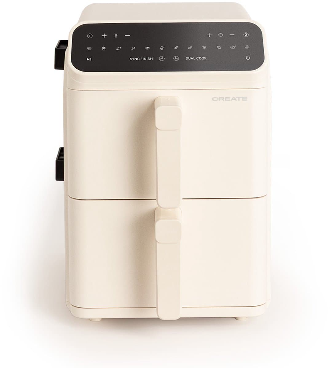 CREATE - 11,2 L Airfryer met dubbele laag en onafhankelijke bediening, Gebroken wit - AIR FRYER DUAL STACK — afbeelding 1