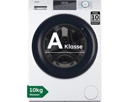 Haier HW100-BP14929A-S - Wasmachine - 10kg - A - Extra stil (72 dB) - Grote capaciteit - Stoombehandeling - Antibacteriële Behandeling (ABT) - 15 programma’s - 10 jaar garantie op onderdelen