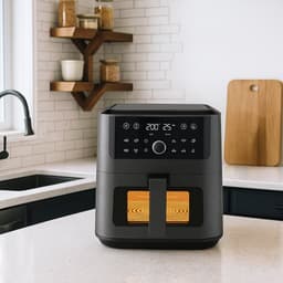 OCEAN OCAFK1755DWN - Airfryer - 5.5L - 1700W - Doorkijk lade - 12 Programma's — thumbnail 3