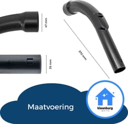 Kleanburg® Pistoolgreep voor Miele – Ø35 mm kliksysteem – vervangt origineel 9442601 — thumbnail 2